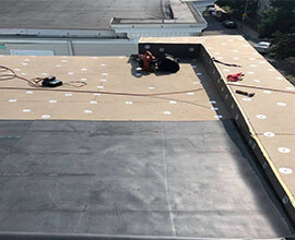 new roof quincy ma in progress